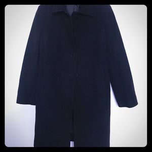 DKNY Black Wool Coat
